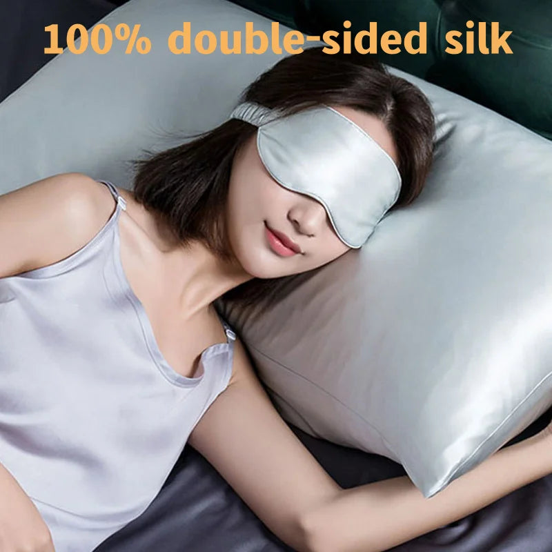 Silk Pillowcase Pure 100 Silk - Double Sided Mulberry Silk Pillowcase for Hair & Skin, Home Bedding Pillowcase  Pillow Case